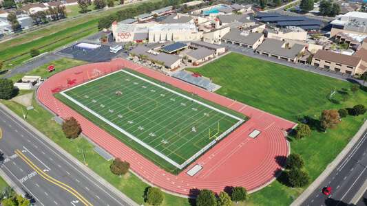 Woodbridge High School Track Football Field in Irvine