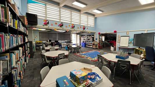 Del Rey Woods Elementary Library in Seaside