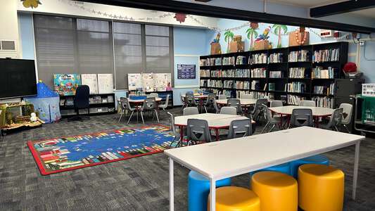 Del Rey Woods Elementary Library in Seaside