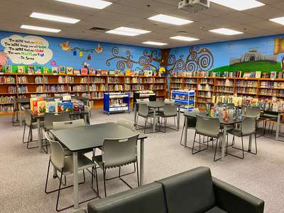 Lawton Chiles Elementary School Media Center in Orlando