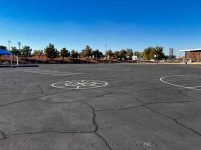 Paradise Professional Development Elementary School Outdoor Basketball Courts in Las Vegas