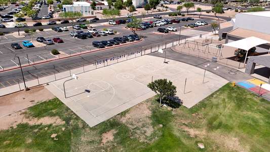 Saddleback Elementary School Outdoor Basketball Courts in Maricopa