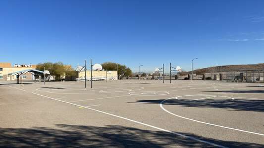 Stuckey - Evelyn Elementary School Outdoor Basketball Courts in Las Vegas