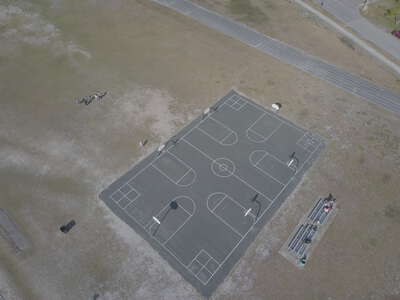 Green Cove Springs Junior High School Outdoor Basketball Courts in Green Cove Springs