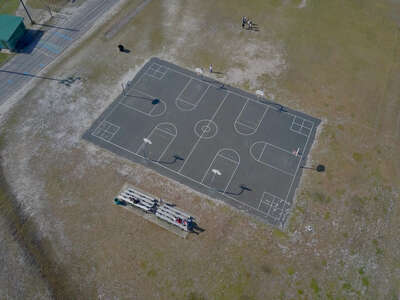 Green Cove Springs Junior High School Outdoor Basketball Courts in Green Cove Springs