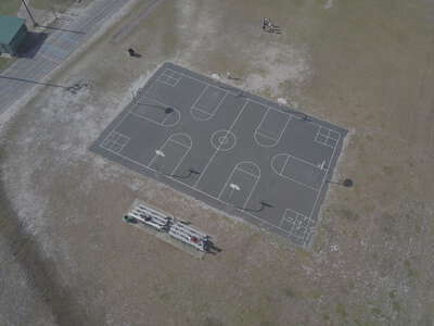 Green Cove Springs Junior High School Outdoor Basketball Courts in Green Cove Springs