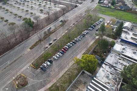 Valley High School Parking Lot - Side in Sacramento