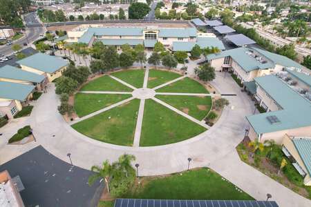 Cajon Valley Middle School Quad in El Cajon