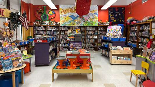 Stone Elementary Scholastic Academy Library in Chicago 5