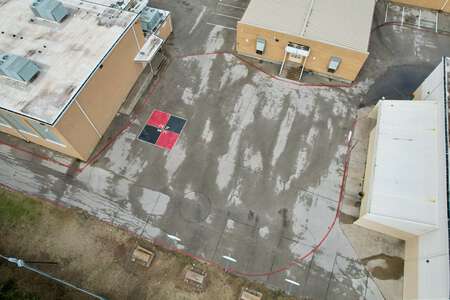 Morningside Middle School Outdoor Basketball Courts in Fort Worth