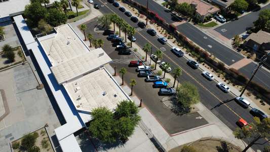 Nellie N. Coffman Middle School Parking Lot - Front in Cathedral City 3