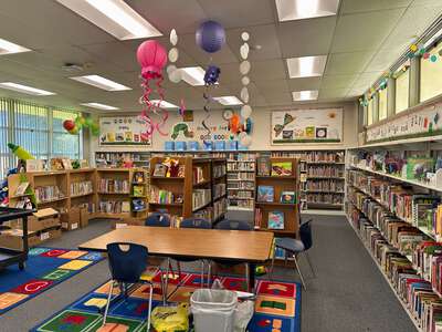 Centennial Elementary School Library in Fresno