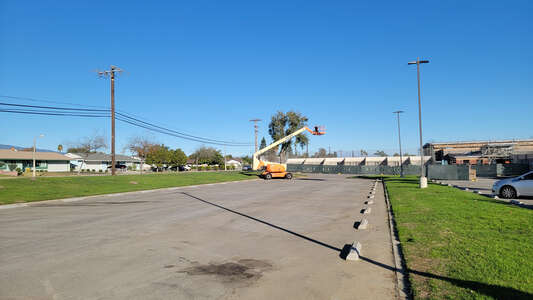 Wiltsey Middle School Parking Lot - Front in Ontario