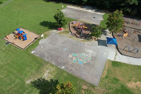 Chattahoochee Elementary School Outdoor Basketball Courts in Duluth