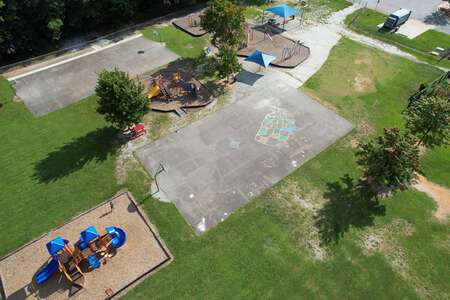 Chattahoochee Elementary School Outdoor Basketball Courts in Duluth