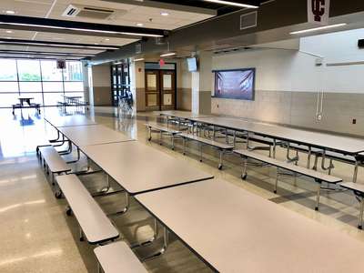 Tates Creek Middle School Cafeteria in Lexington