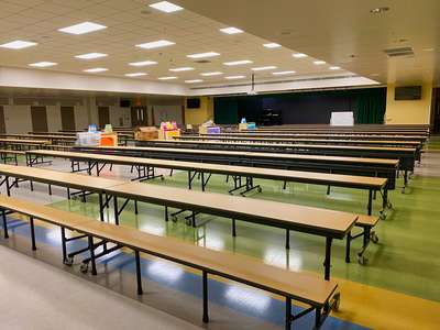 Water Spring Elementary School Cafeteria in Winter Garden