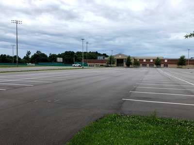 Bryan Station High School Parking Lot - Back in Lexington