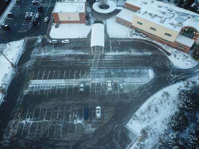 Sandia Park Parking Lot - Front