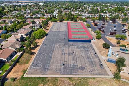 Rosemont High School Outdoor Basketball Courts in Sacramento