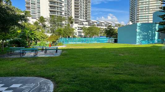 Miami Beach South Pointe Elementary School Courtyard in Miami Beach
