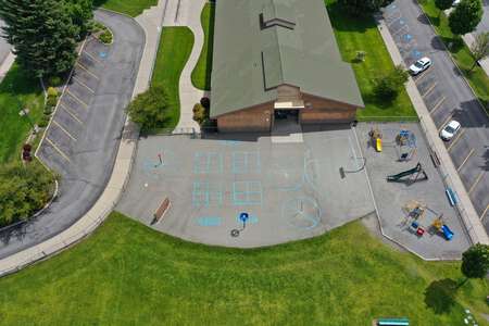South Pines Elementary School XXXOutdoor Basketball Courts 2 in Spokane Valley