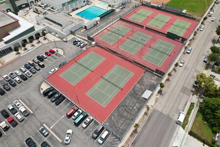 Monrovia High School Tennis Courts in Monrovia