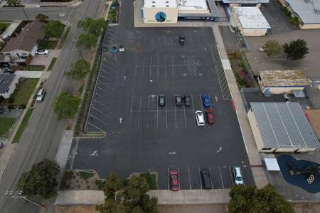 Coyote Hills Elementary  Parking Lot  in Newark