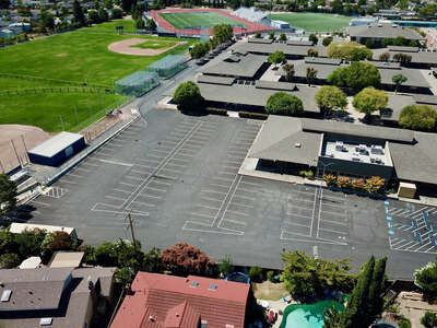 Lynbrook High School Parking Lot - Side in San Jose