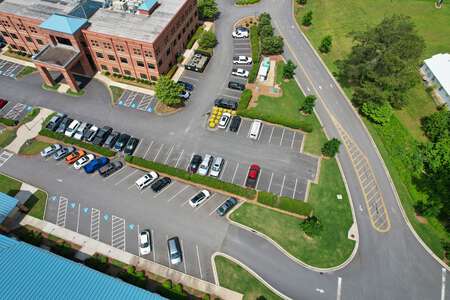 Forsyth County Schools Parking Lot in Cumming