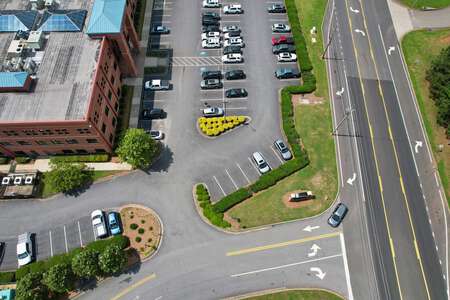 Forsyth County Schools Parking Lot in Cumming