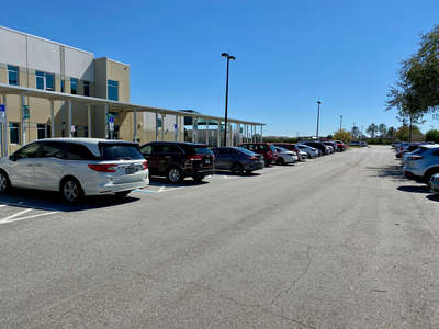 Meadow Woods Elementary School Parking Lot in Orlando