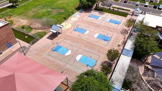 Capitol Elementary School Outdoor Basketball Courts in Phoenix