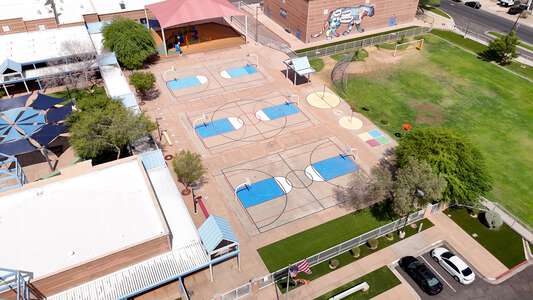 Capitol Elementary School Outdoor Basketball Courts in Phoenix