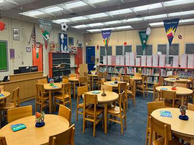 Bent Tree Elementary School Library in Miami
