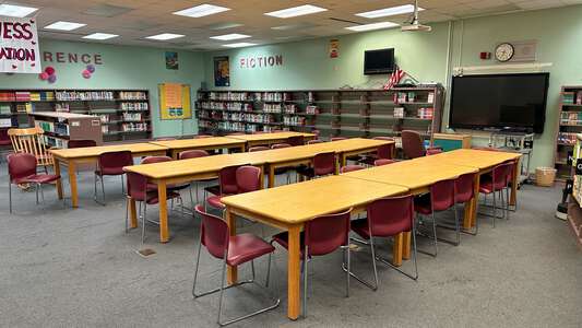 Greynolds Park Elementary School Library in North Miami Beach