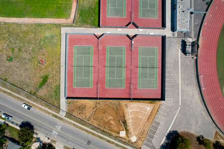 Royal High School Tennis Courts in Simi Valley