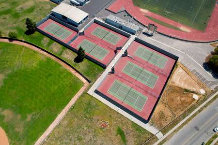 Royal High School Tennis Courts in Simi Valley