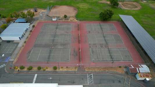 Rincon Valley Middle School Tennis Courts in Santa Rosa 2