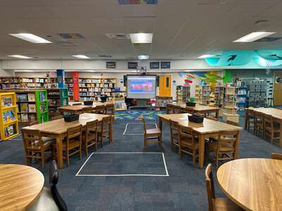 Hutchison Beach Elementary School Media Center in Panama City Beach