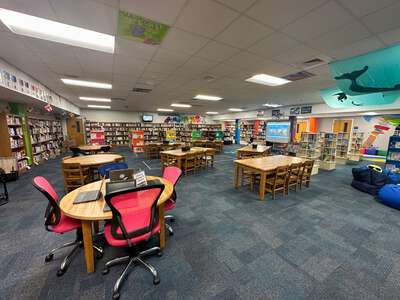 Hutchison Beach Elementary School Media Center in Panama City Beach