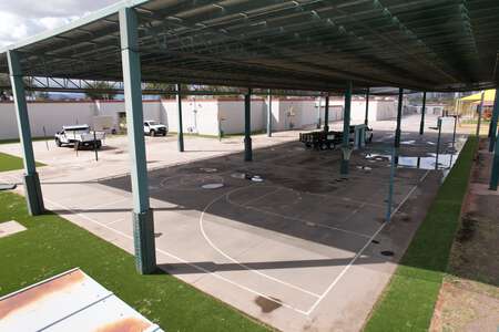 Garfield Elementary School Outdoor Covered Basketball Courts in Phoenix