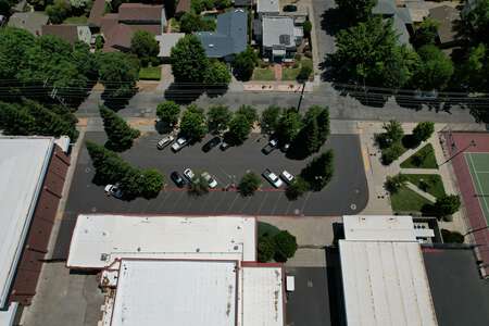 Chico High School Parking Lot - Tennis Courts in Chico