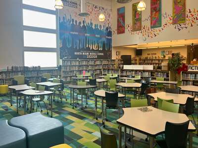 Arch Creek Elementary School Library in North Miami