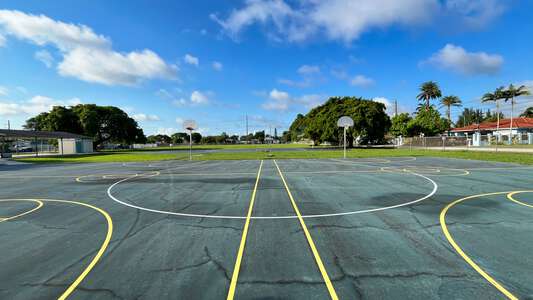 Flagami Elementary School Outdoor Basketball Courts in Miami