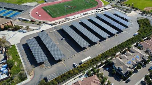 Canyon Crest Academy Parking Lot - Covered Athletics in San Diego
