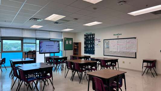 Ebby Halliday Elementary School Classroom Standard in Dallas