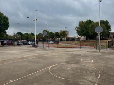 Raul Quintanilla Sr Middle School STEAM Academy Outdoor Basketball Courts in Dallas 3