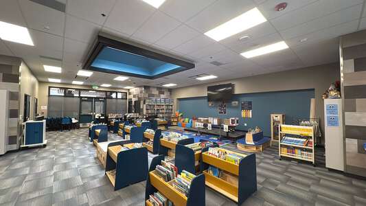 El Potrero Elementary School Library in Moreno Valley 1
