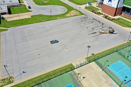 Har-Ber High School Parking Lot 6 in Springdale 4